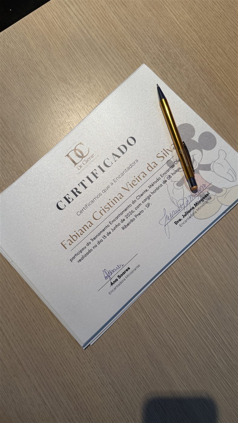 Certificado do Método ENCANTAR